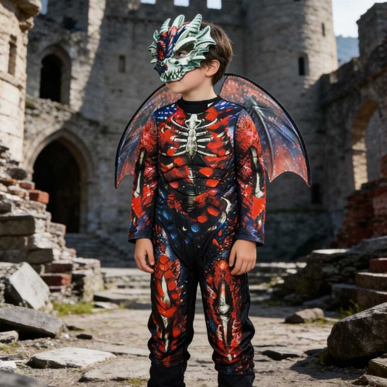 Boys Clothing Skeleton Dragon Warrior