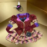 Girls' Clothing Burgundy Milliner Costume