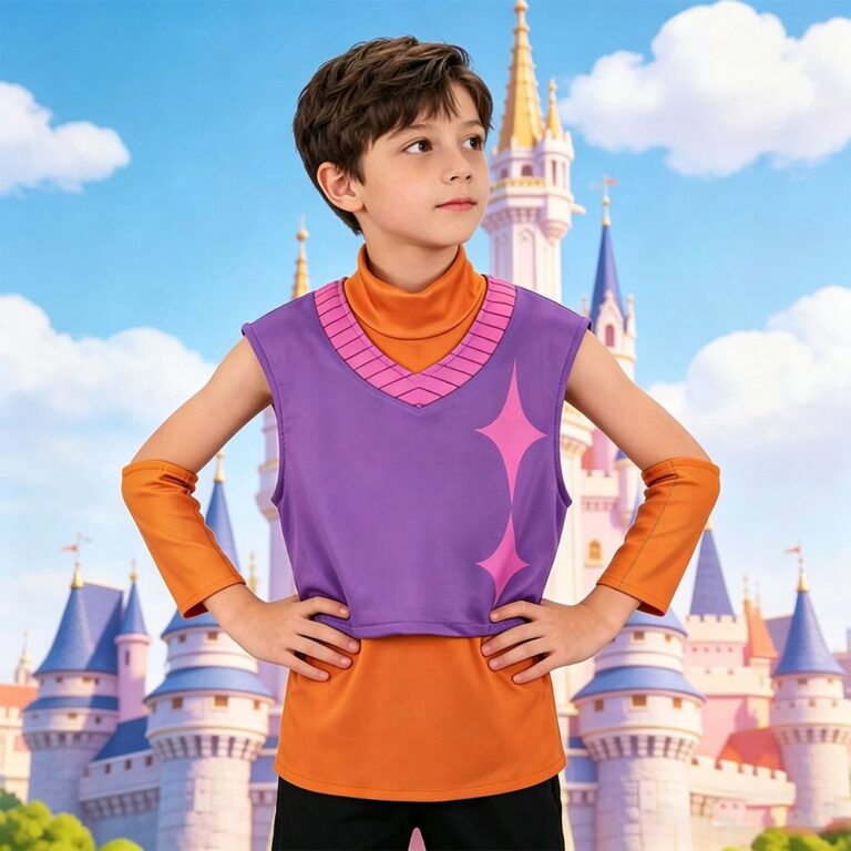 Boys Clothing Demon Hunter Boy Band "Mystery" — Purple & Yellow Top