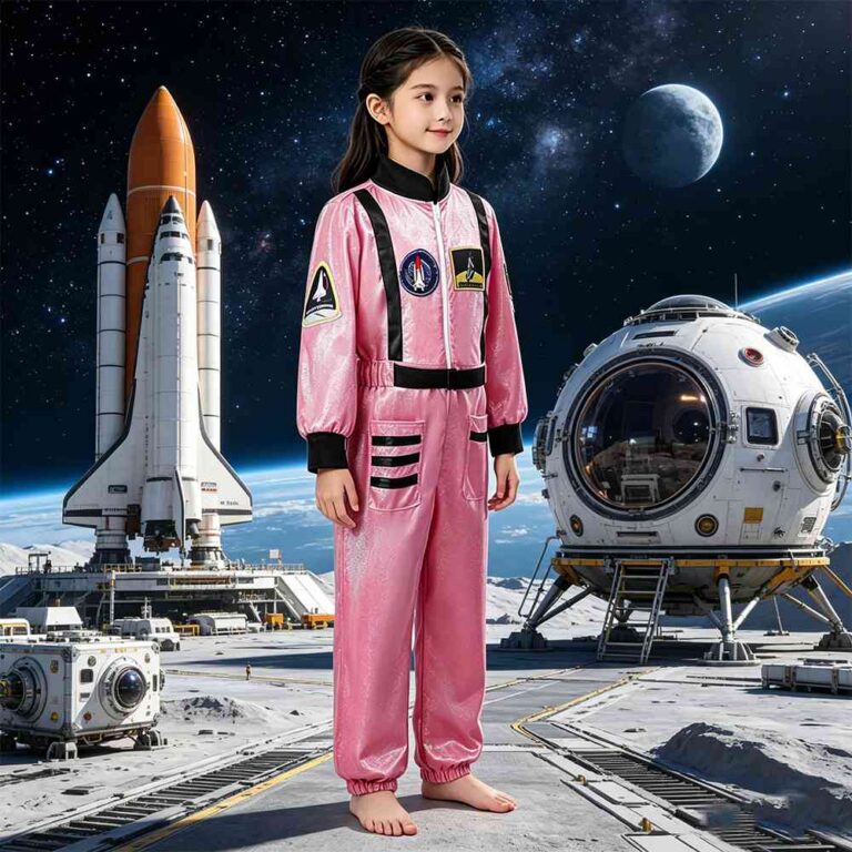 Girls' Clothing Girls' Pink Astronaut Costume