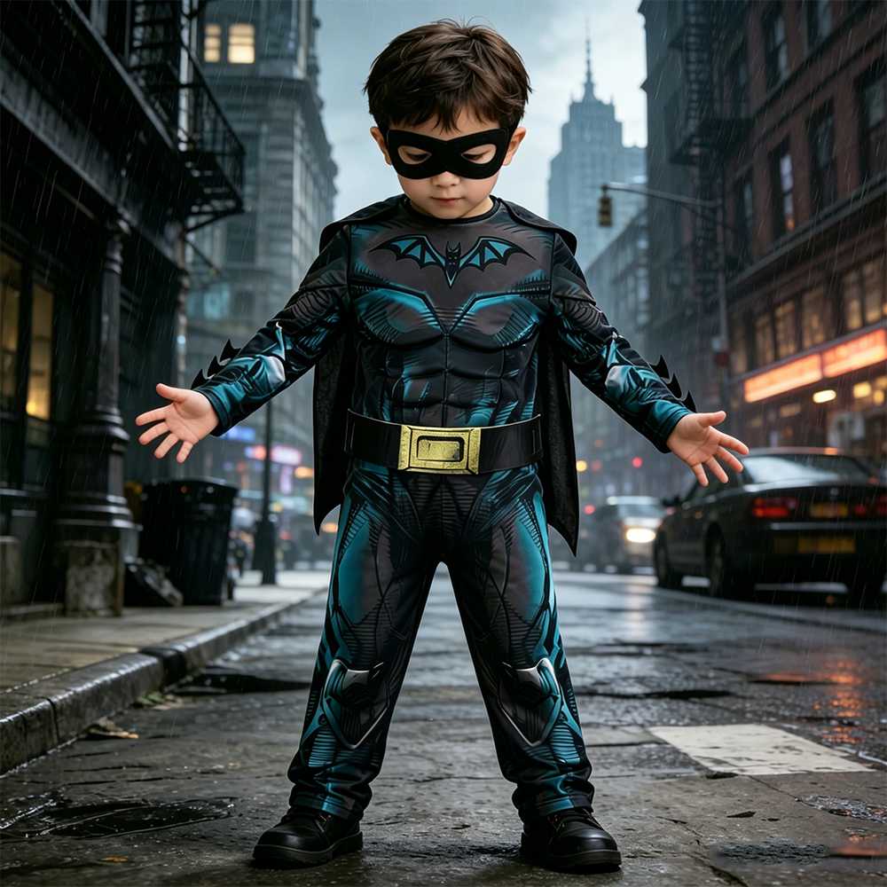 Boys Clothing Green & Black Batman