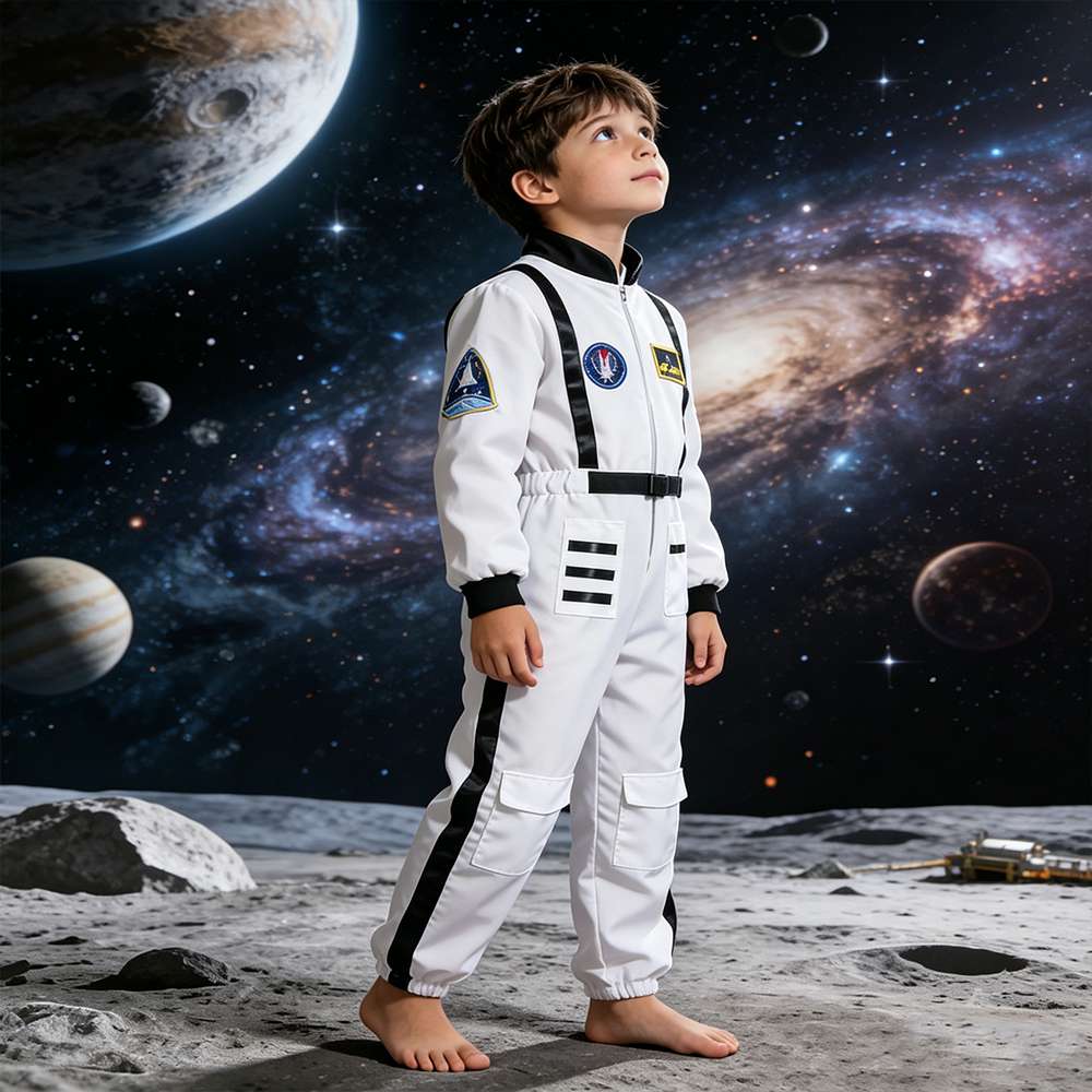 Boys Clothing Boys' White Astronaut Costume